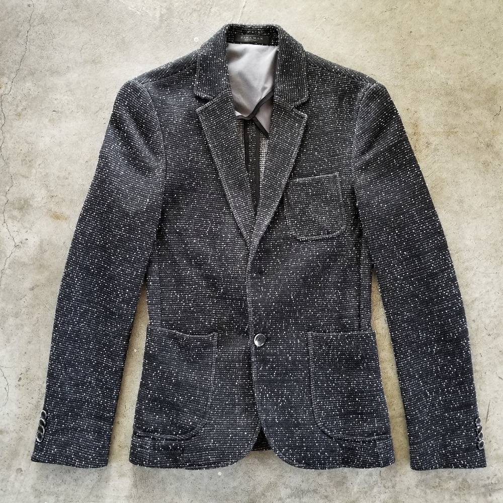 FITTED MIX BLEND BLAZER
